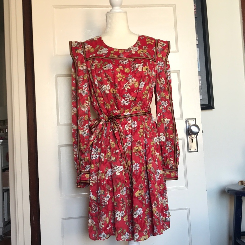 Derek Lam 10Crosby floral mini dress with pockets